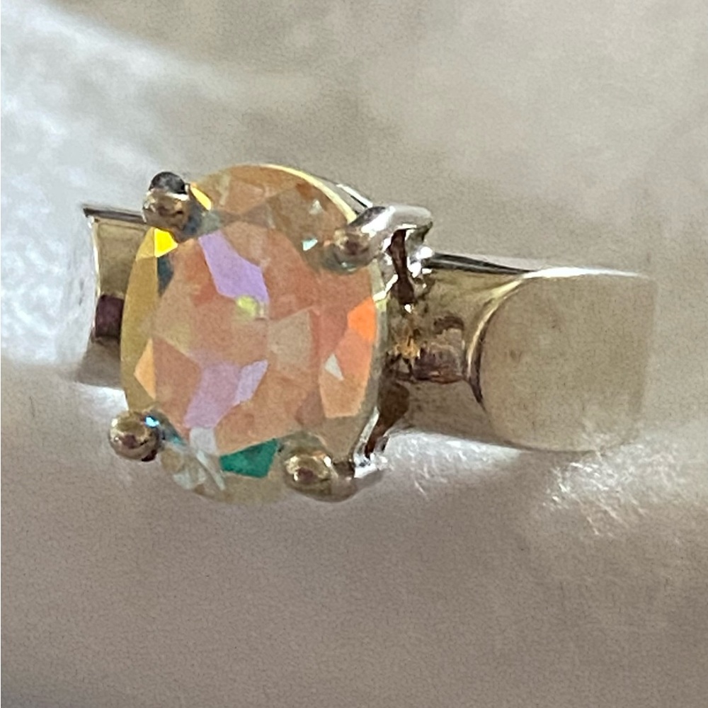 Mystic topaz ring - Picture 6 of 8